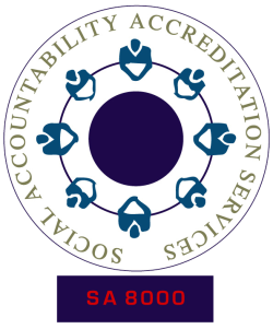 SA8000 round logo large